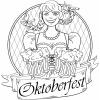 Desenho para Colorir Oktoberfest