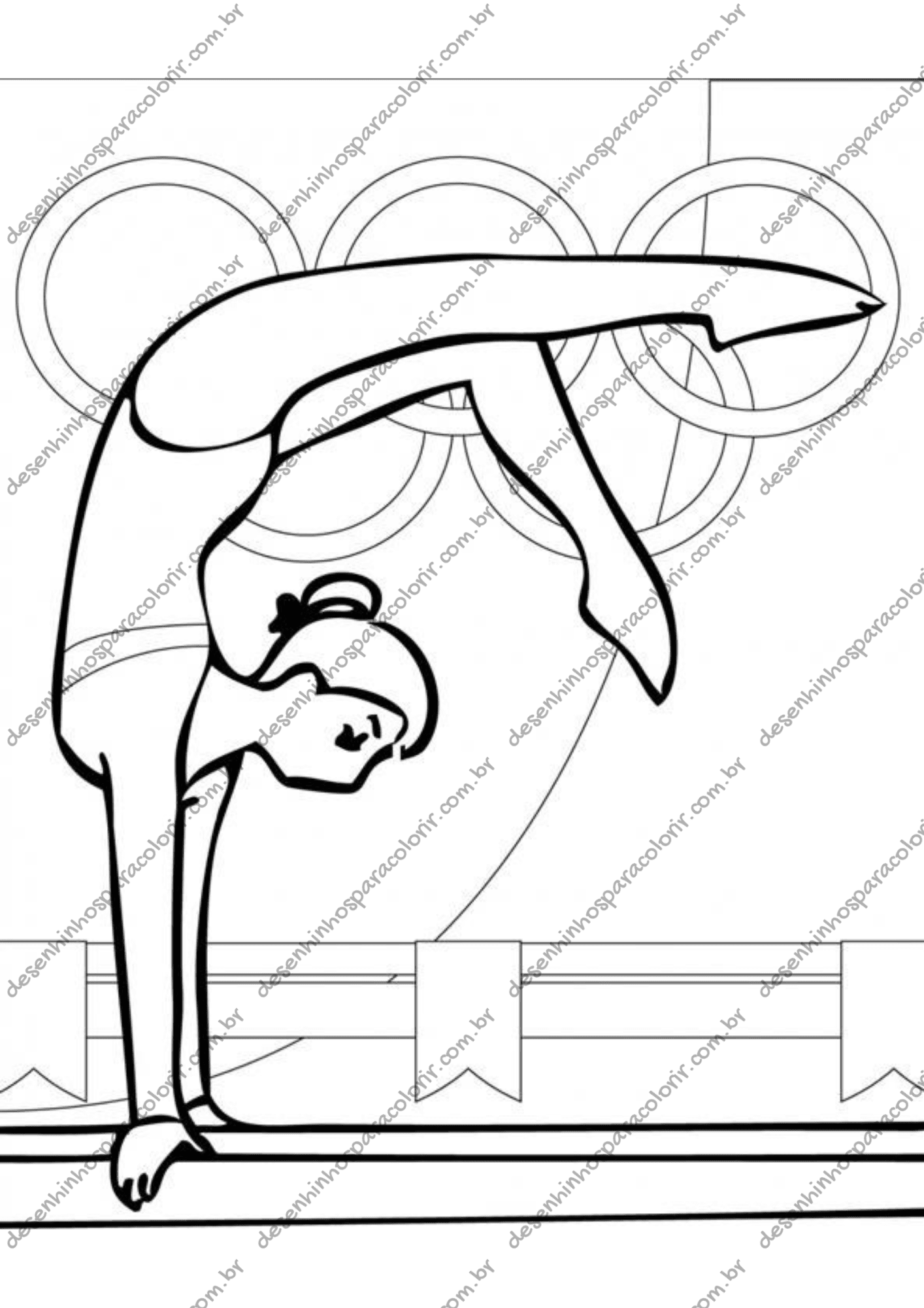 Desenho para Colorir Olimpiadas Desenho para Colorir Olimpiadas