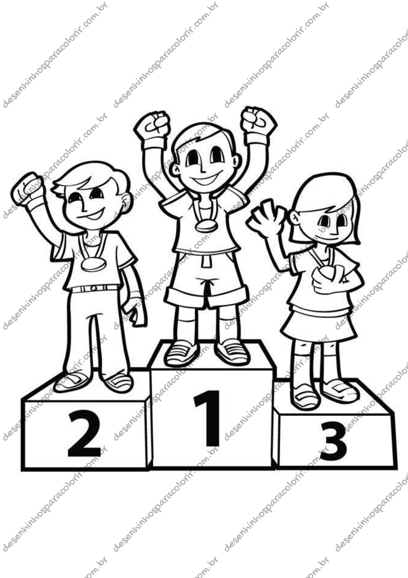 Desenho para Colorir Olimpiadas Desenho para Colorir Olimpiadas