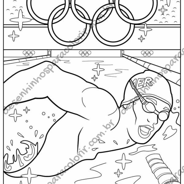 Desenho para Colorir Olimpiadas