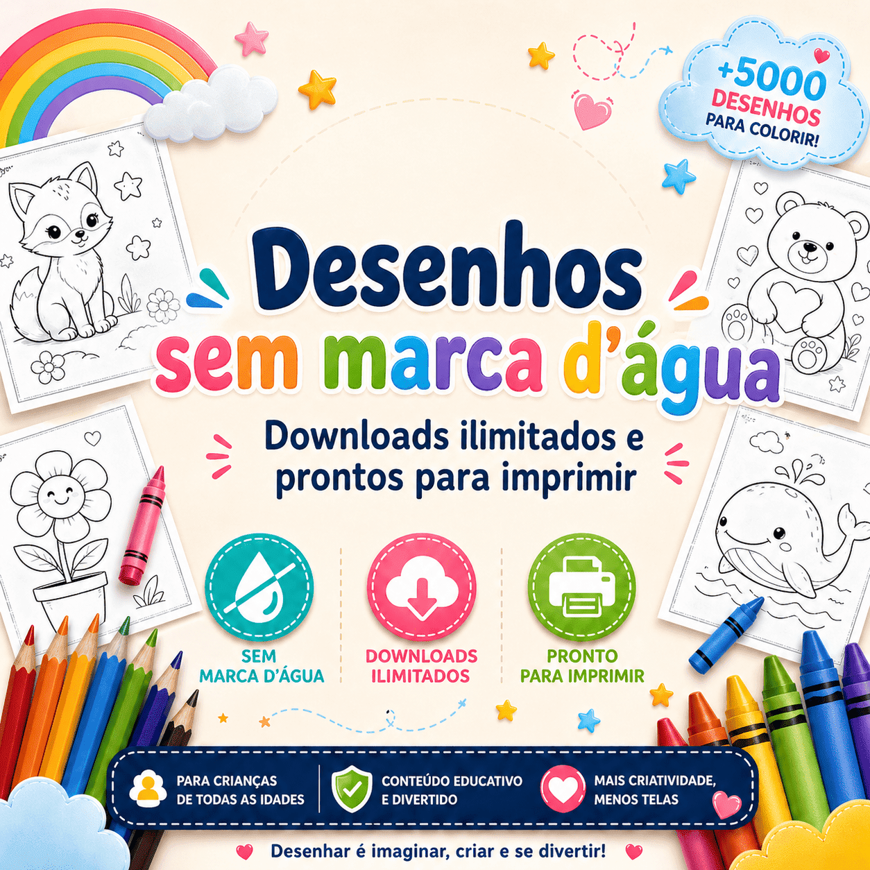 banner desenho para colorir mobile - Desenho para Colorir e para Imprimir