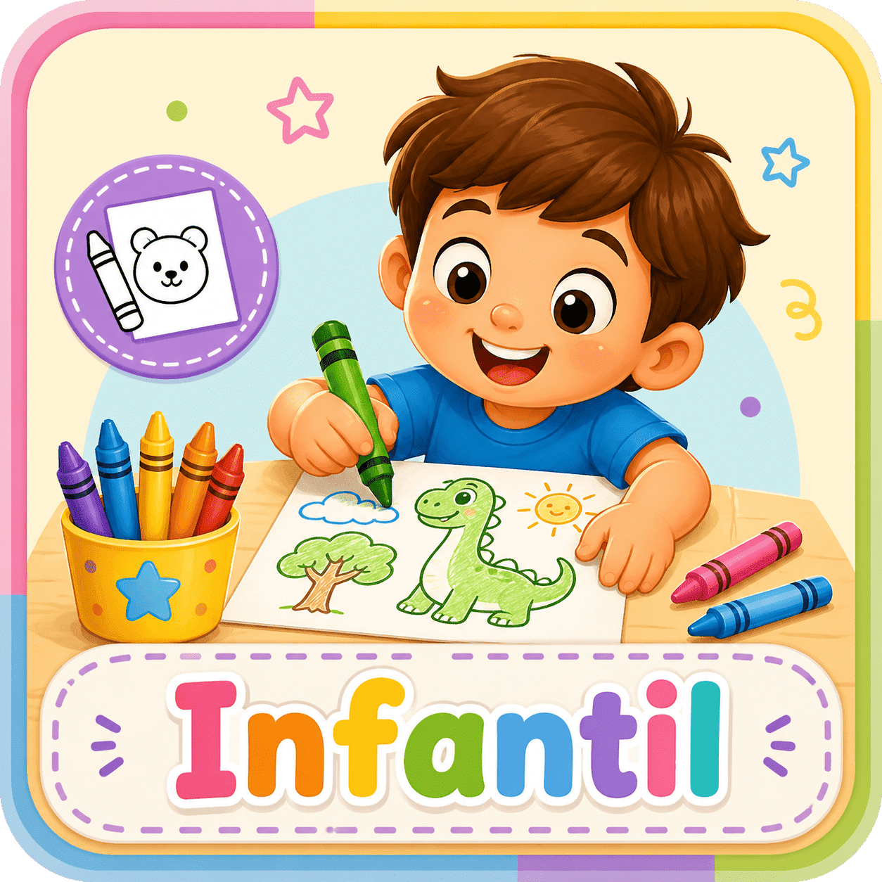 Desenho para Colorir Infantil